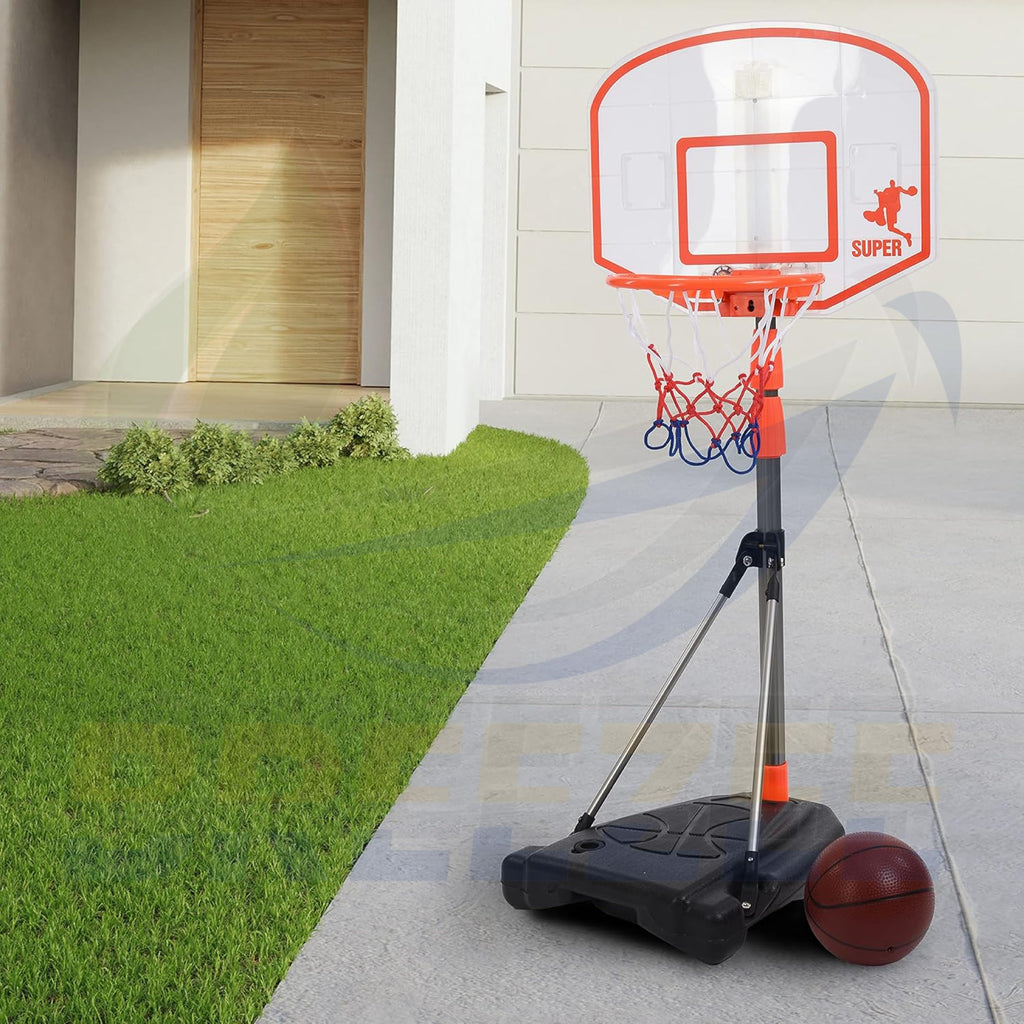 Canasta de basquetbol para niños en exterior
