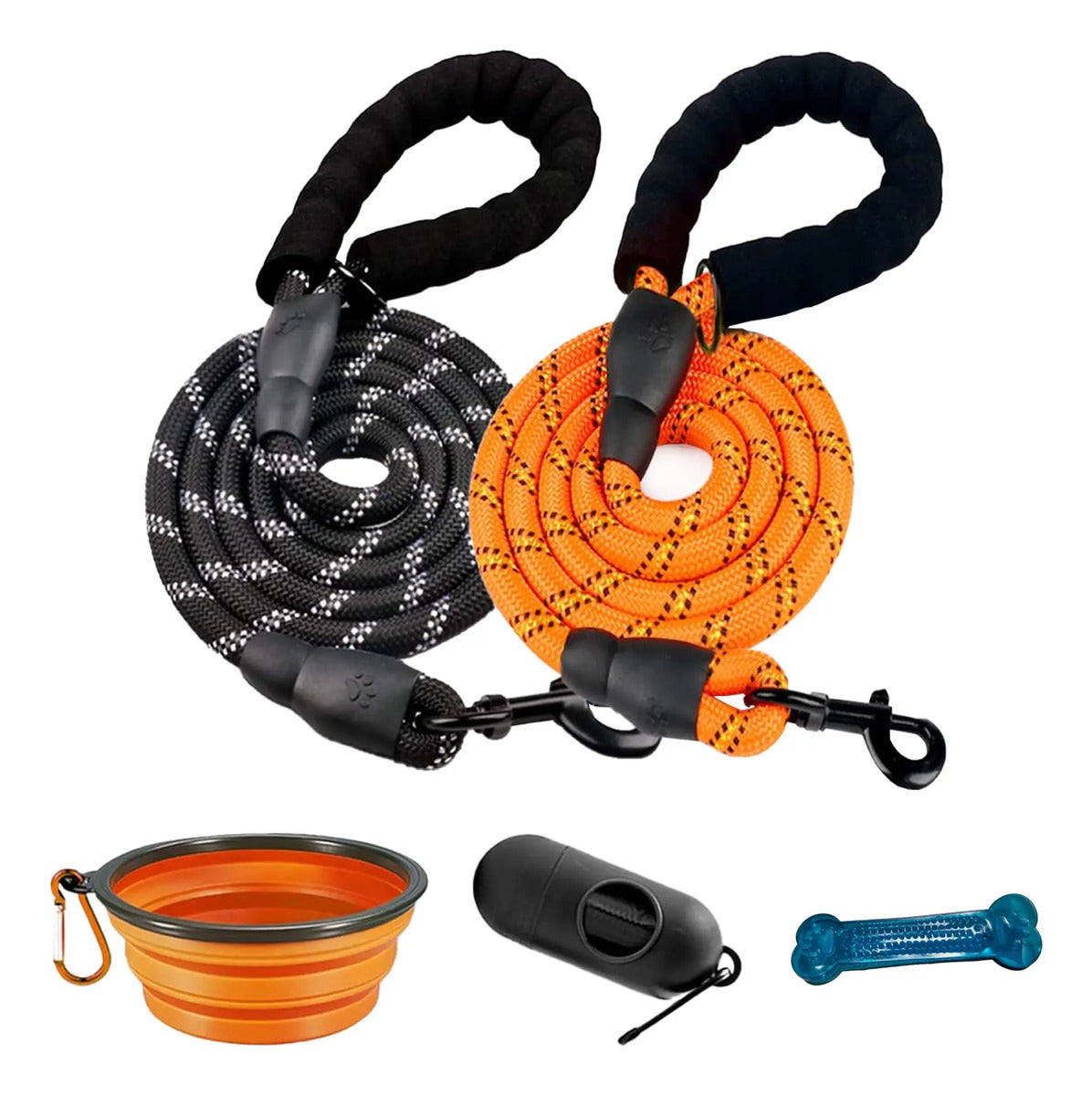 BREEZEE KIT2CORREASREFLEJANTES-NEGROROJO