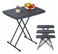 Mesa Rectangular Plegable Compacta y Ajustable — BREEZEE