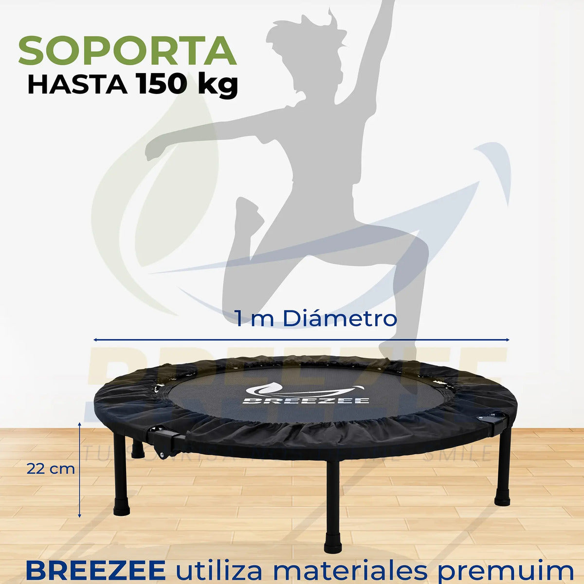 BREEZEE TRAMPOLIN-ROJO
