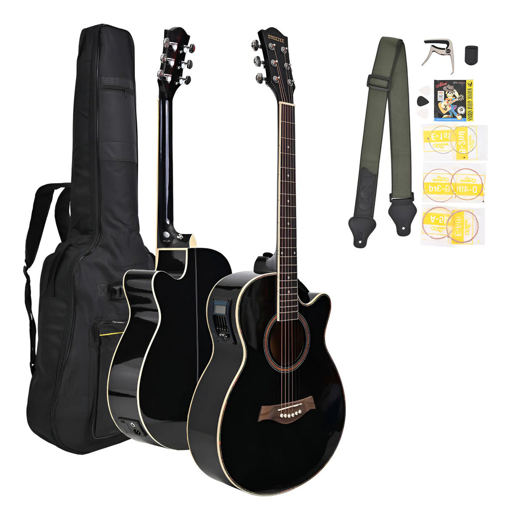 BREEZEE GUITARELECACUS40-NEGRO