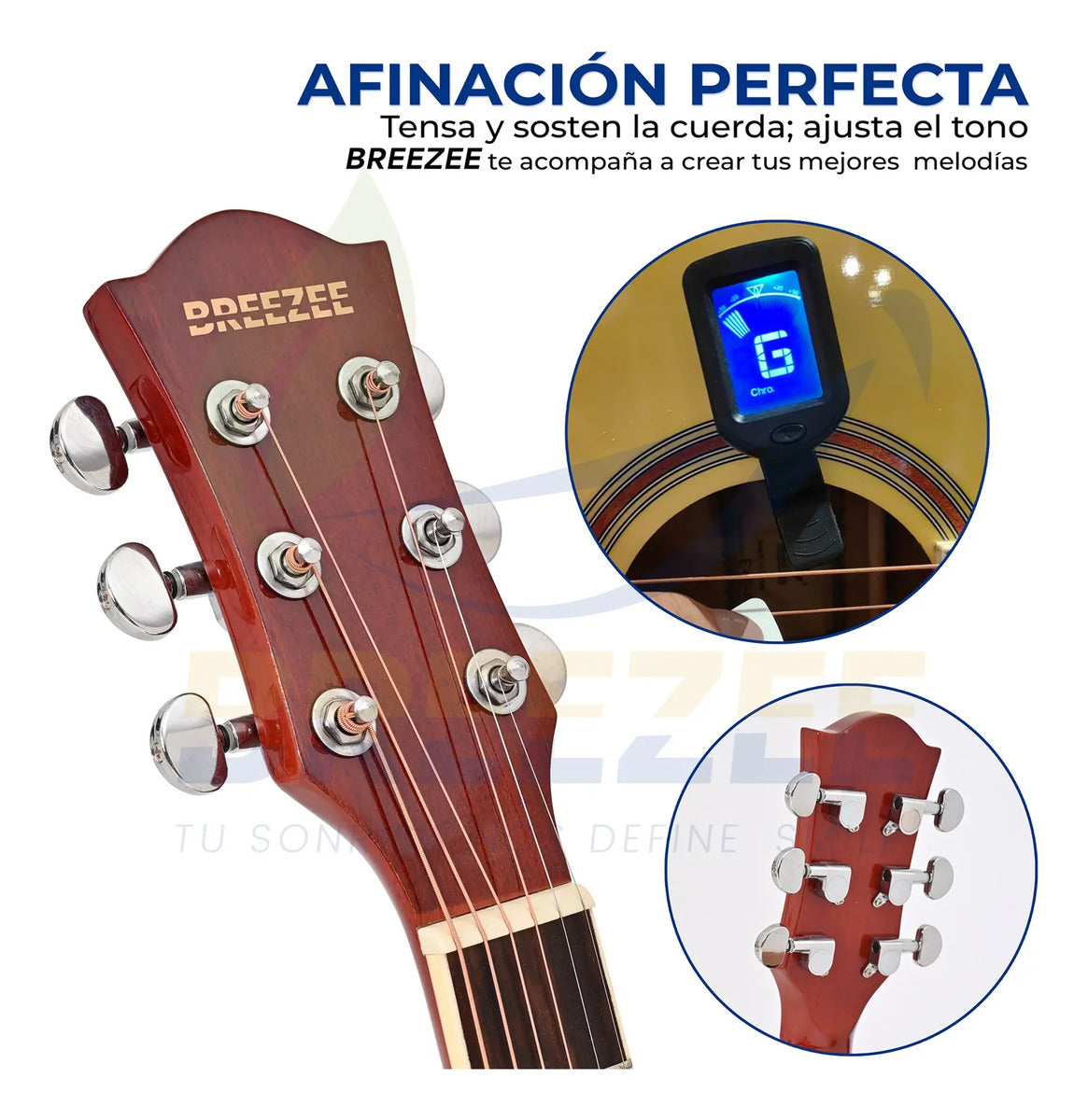 BREEZEE GUITARELECACUS40-NEGRO