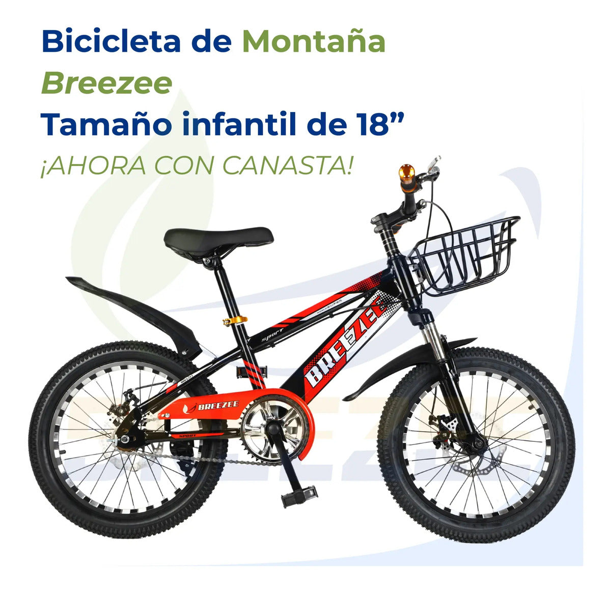 BREEZEE BICIINFA18-ROJO
