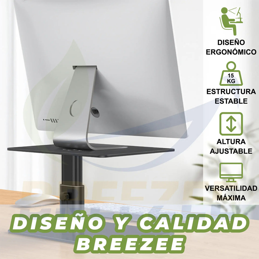 BREEZEE SOPORTEMONITOR-PLATA