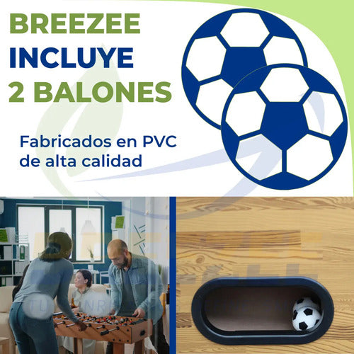 Futbolito de Mesa Premium Blanco - BREEZEE