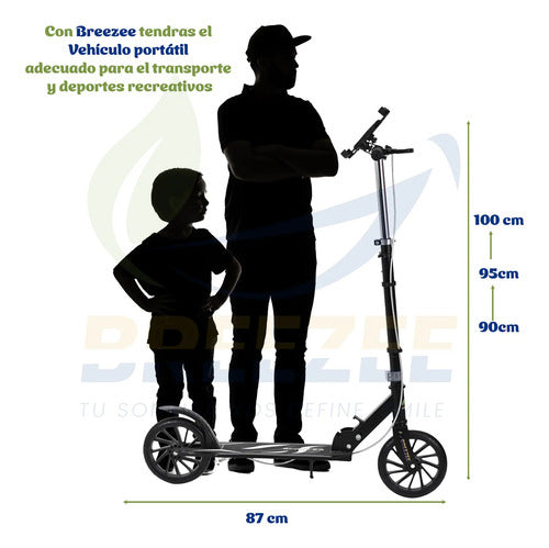 BREEZEE SCOOTERUNIVERSAL-NEGRO