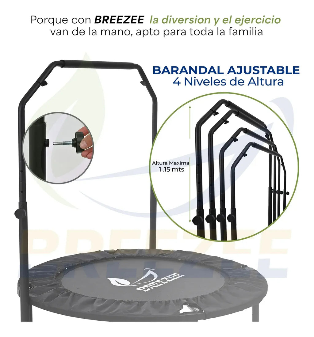BREEZEE TRAMPOLIN-AZUL