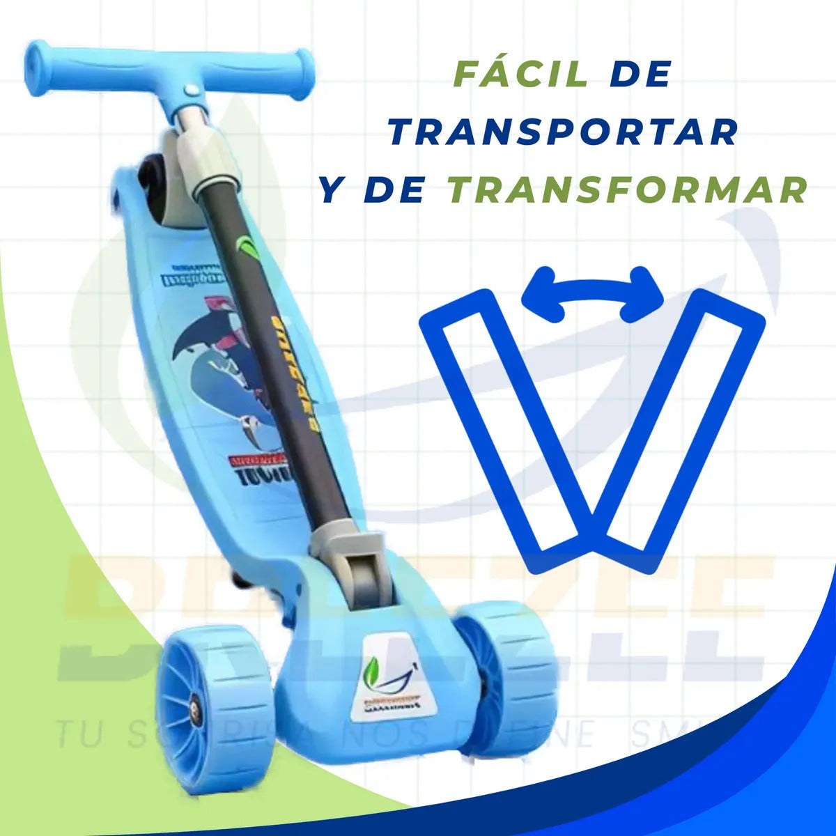 BREEZEE MINISCOOTERPRO-AZUL