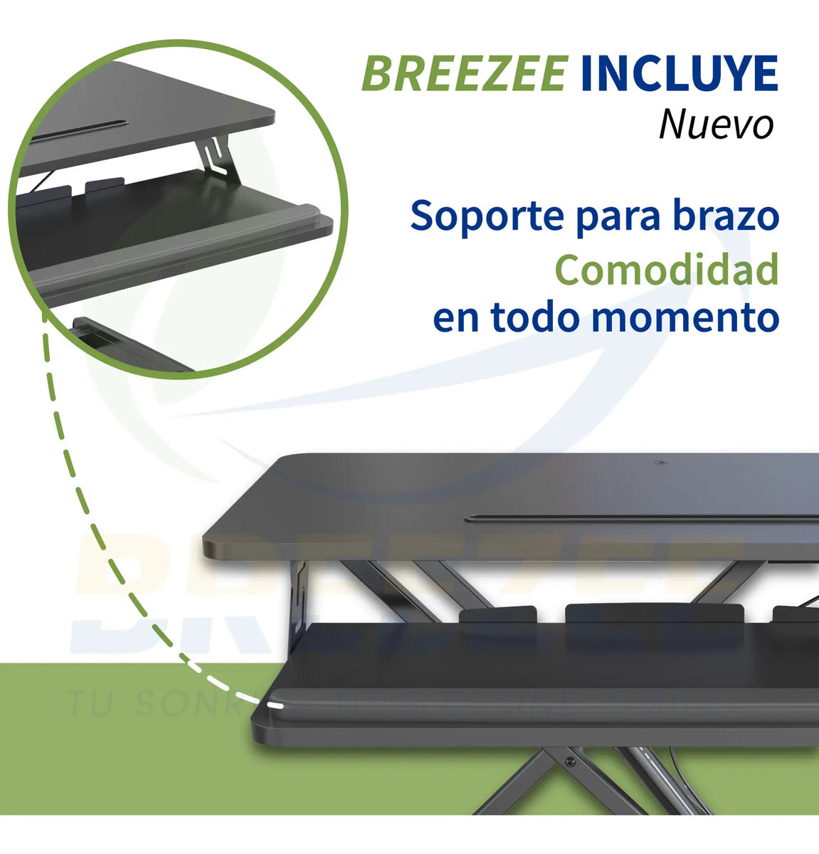 BREEZEE ESCRITORIODEPIE-BLANCO