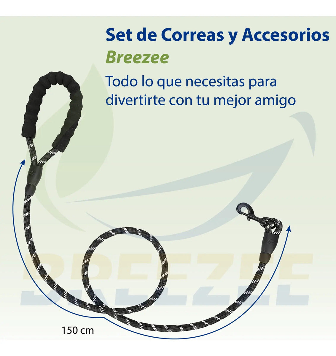 BREEZEE KIT2CORREASREFLEJANTES-NEGROROJO