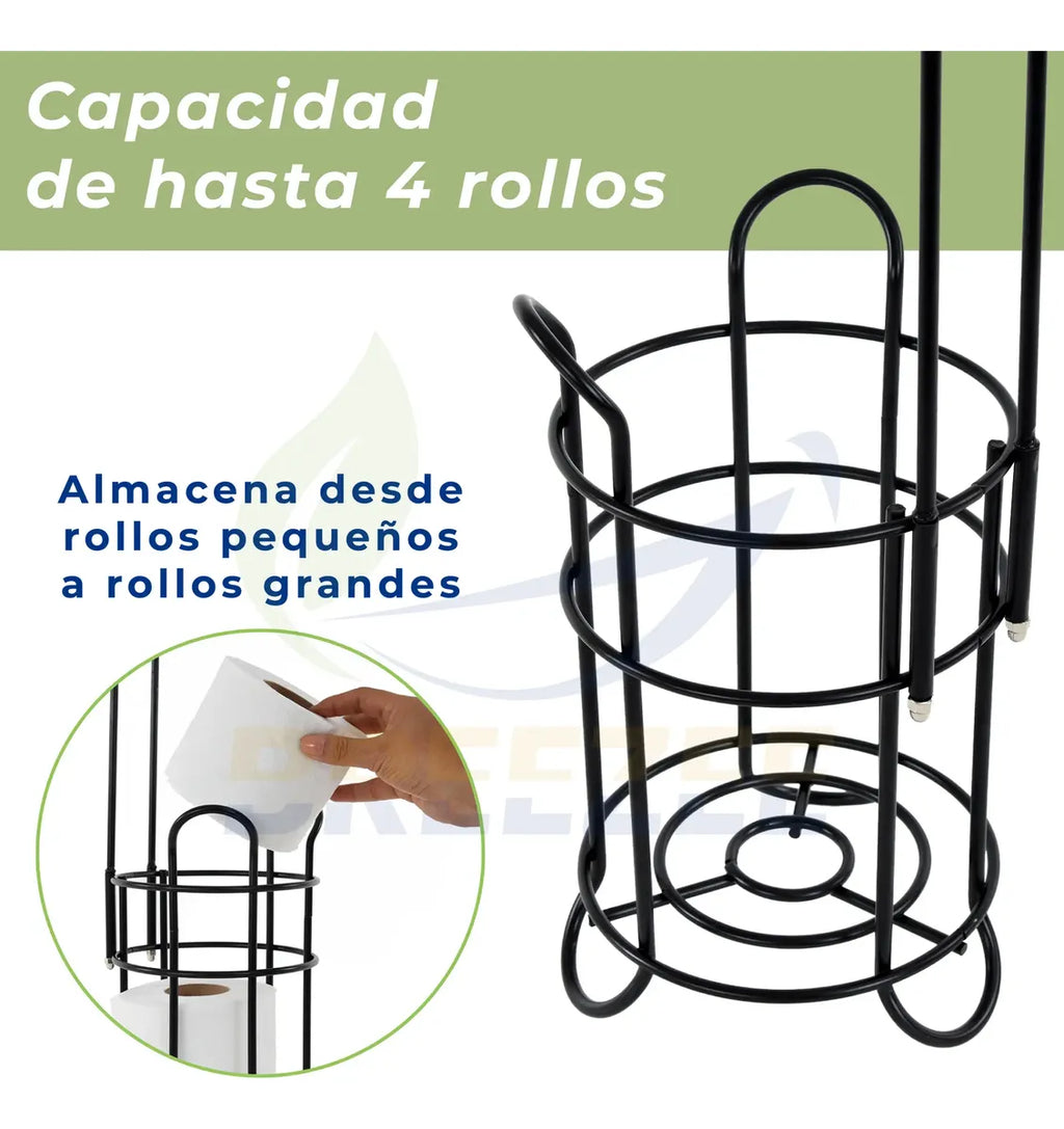 BREEZEE PORTAPAPELHCANAST-NEGRO