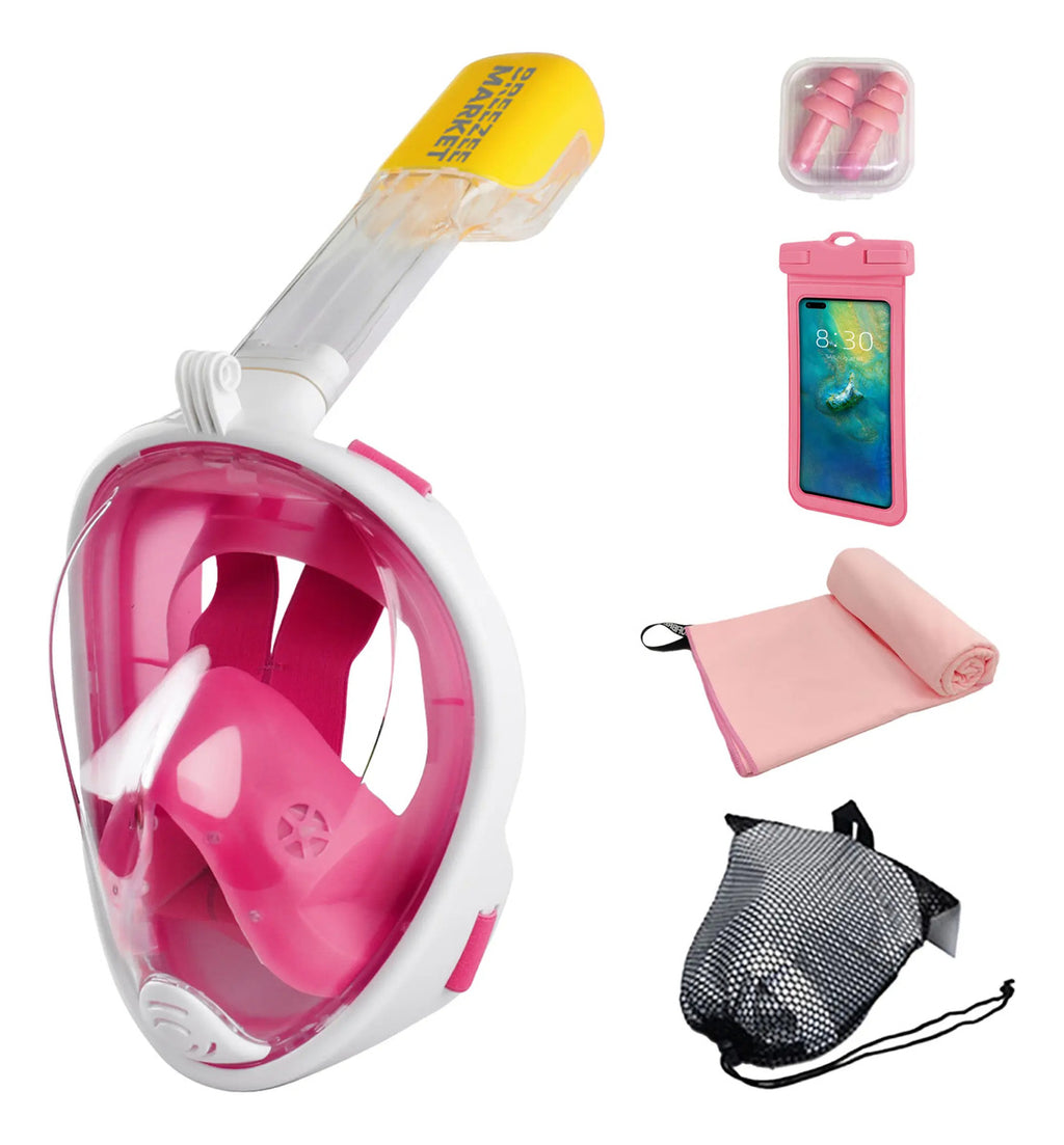 BREEZEE SNORKELMASK-NEGROLXL