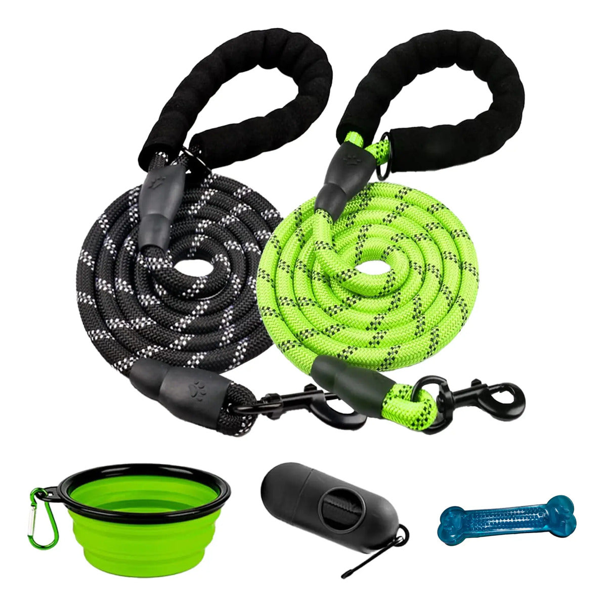 BREEZEE KIT2CORREASREFLEJANTES-NEGROROJO