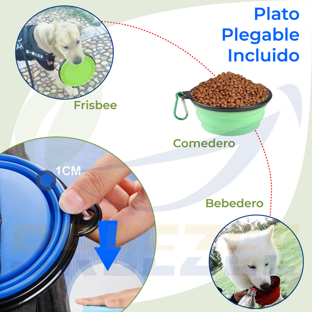 BREEZEE COMEDEROMASC3KG-VERDE