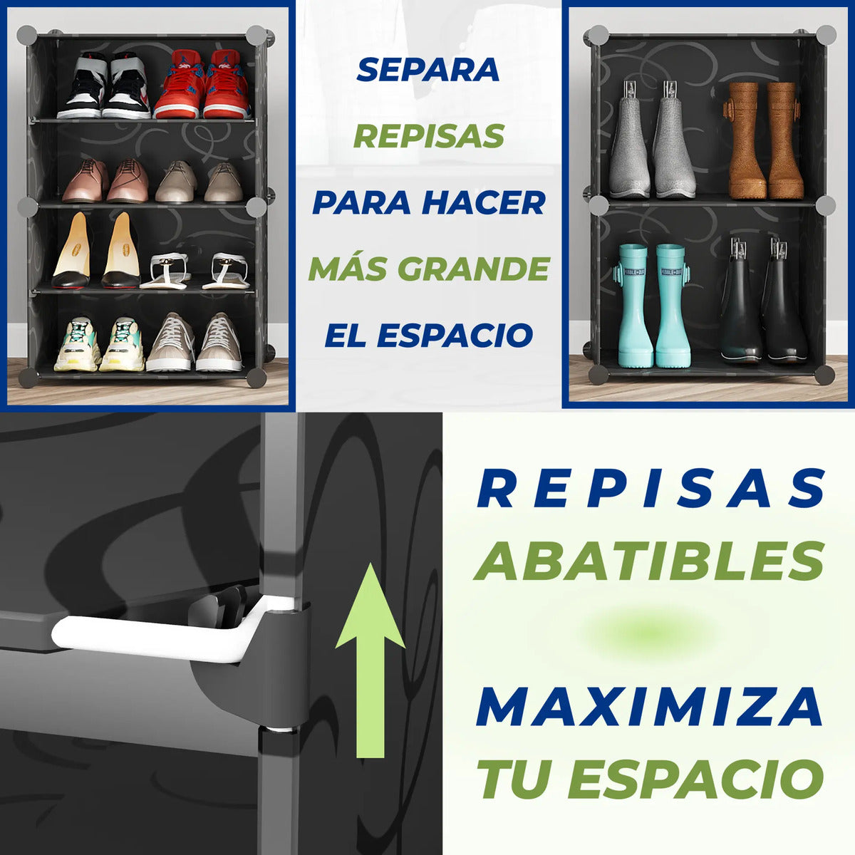 BREEZEE ZAPATERALTA12-NEGRO