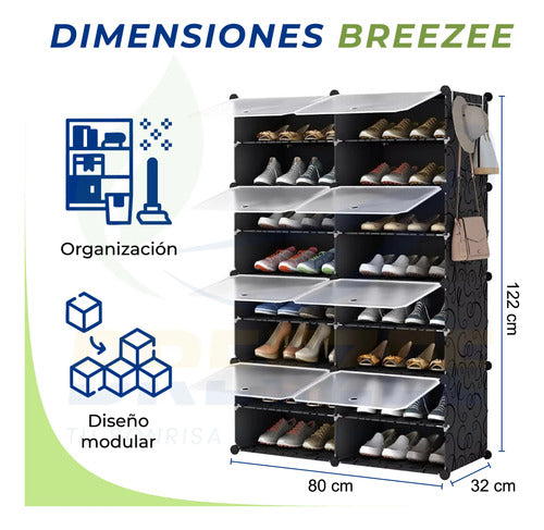 BREEZEE ZAPATERAMUEB-NEGRO