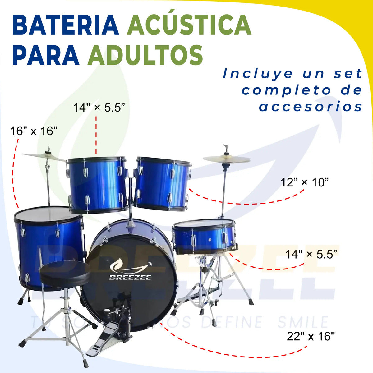 BREEZEE BATERIAADULT-VERDE