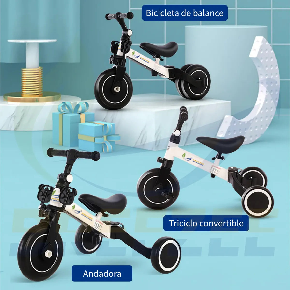 BREEZEE TRICICLO3EN1-BLANCO