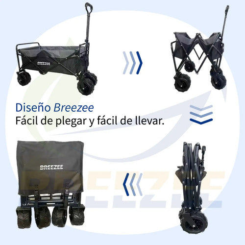 BREEZEE VAGONPORTATILPRO-ROJOGRIS