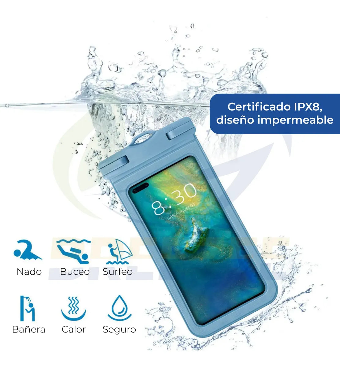 BREEZEE SNORKELMASK-NEGROLXL