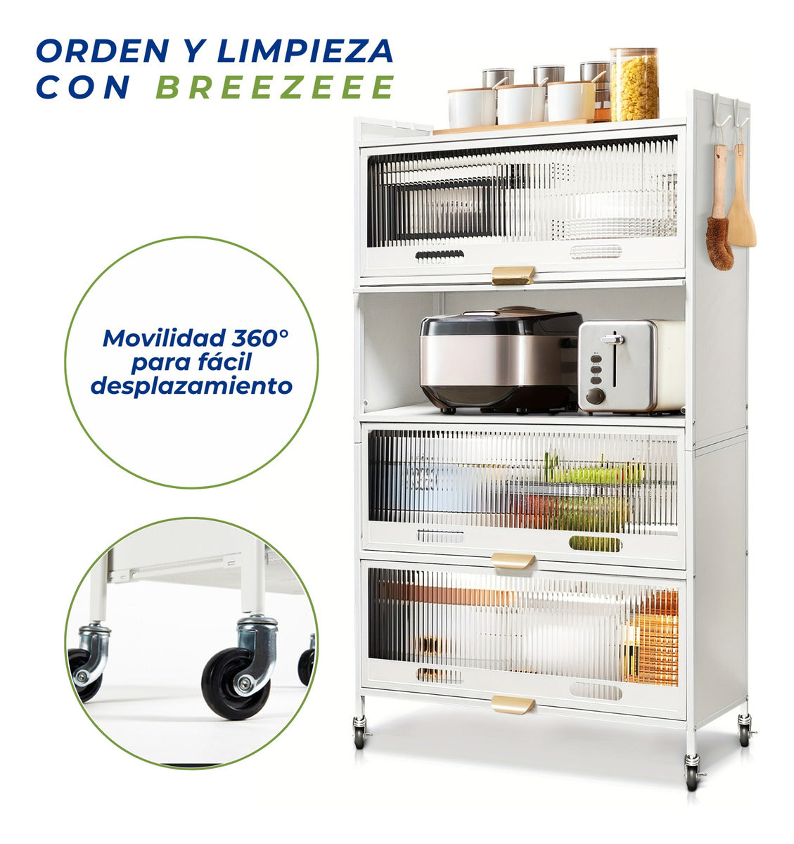 BREEZEE ESTANTECOCIN5-BLANCO