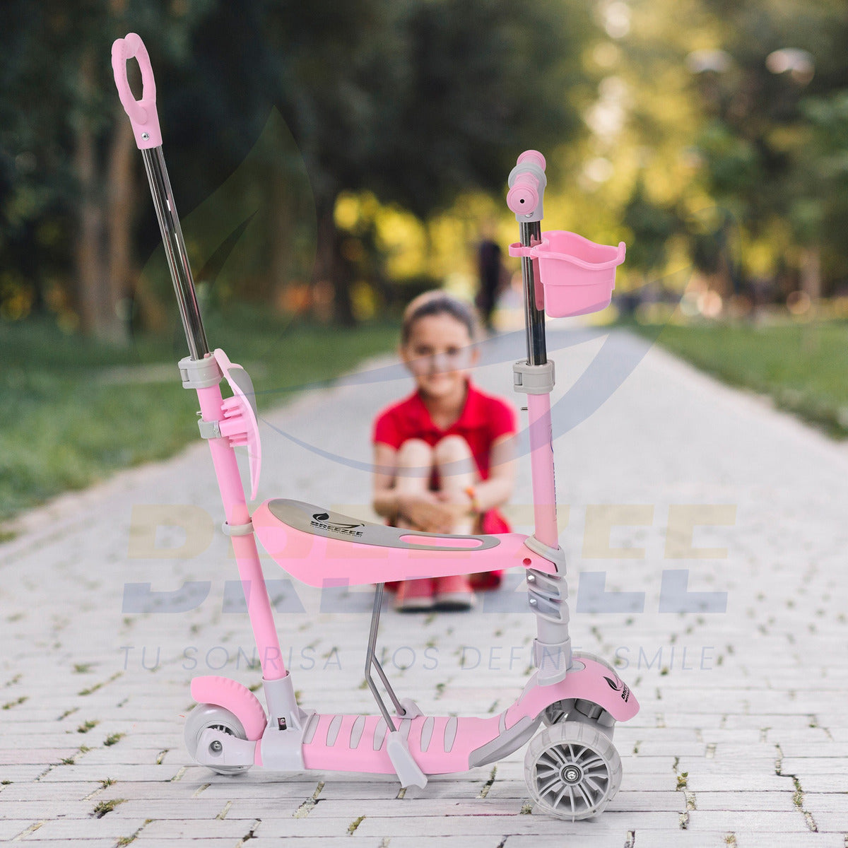 BREEZEE SCOOTERAGARRADERA-ROSA