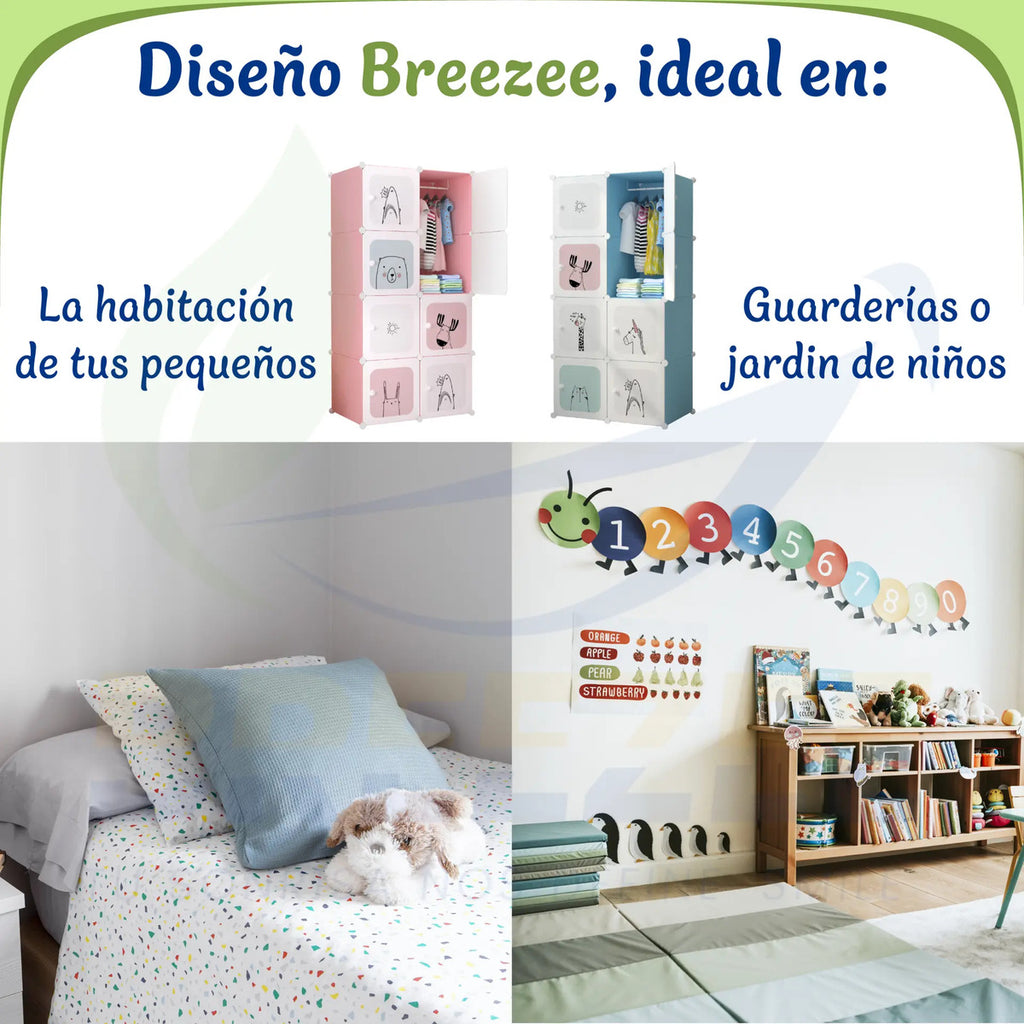 BREEZEE ARMARIOINFAN8-ROSA