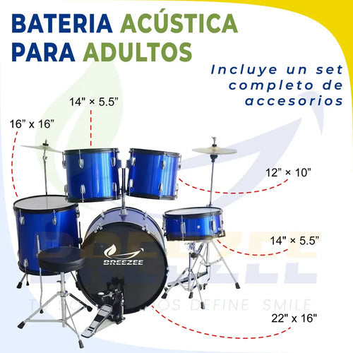 BREEZEE BATERIAADULT-AZUL