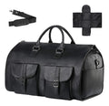 Bolsa Maleta Portatraje De Viaje Expandible Espaciosa Negro Lisa — BREEZEE