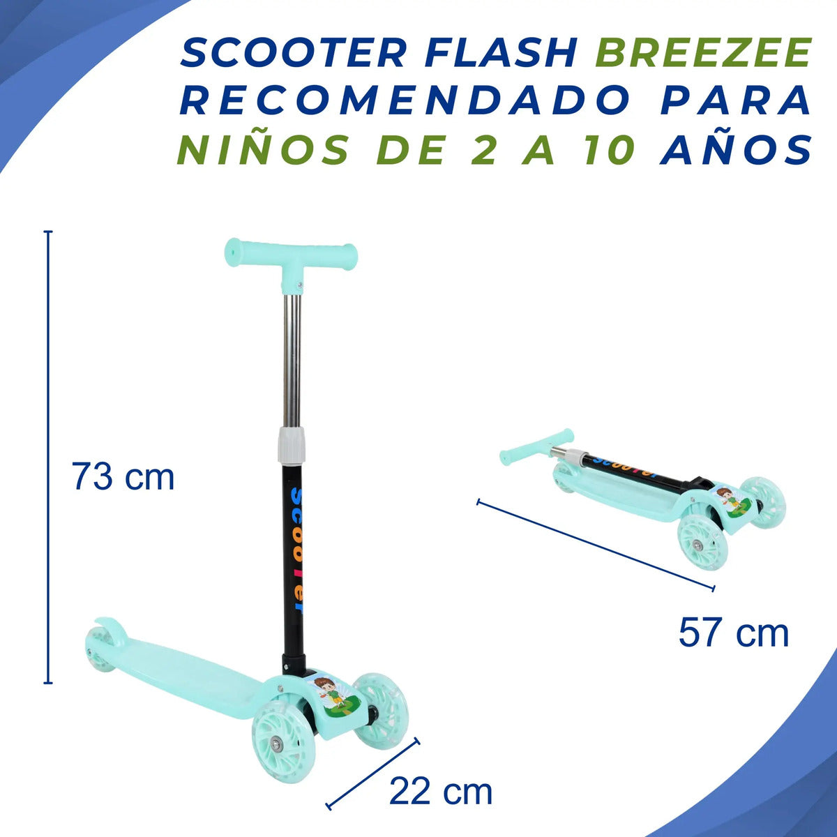 BREEZEE SCOOTERFLASH-ROSA
