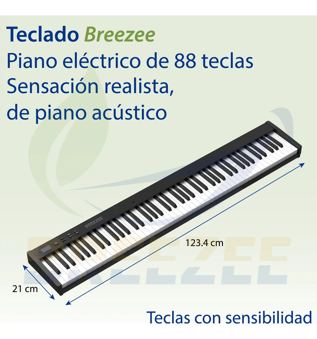 BREEZEE TECLADODIGITAL88PESADO