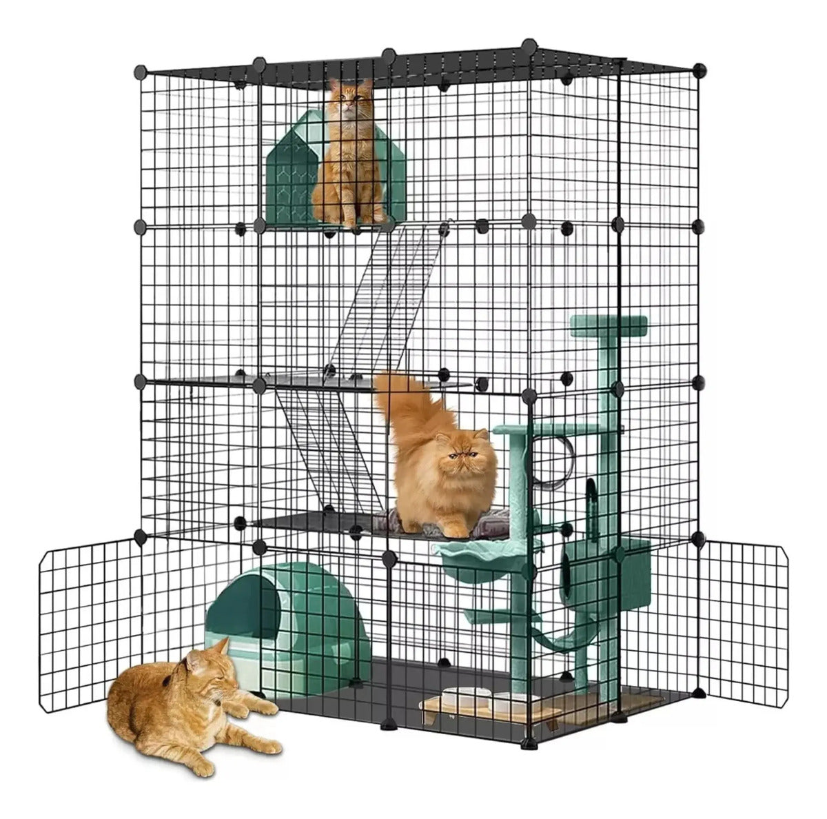 Corral Modular Plegable para Mascotas Grandes — BREEZEE