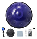 Tambor Melodico Handpan En Re 9 Notas Hang Drum Relajacion Azul — BREEZEE