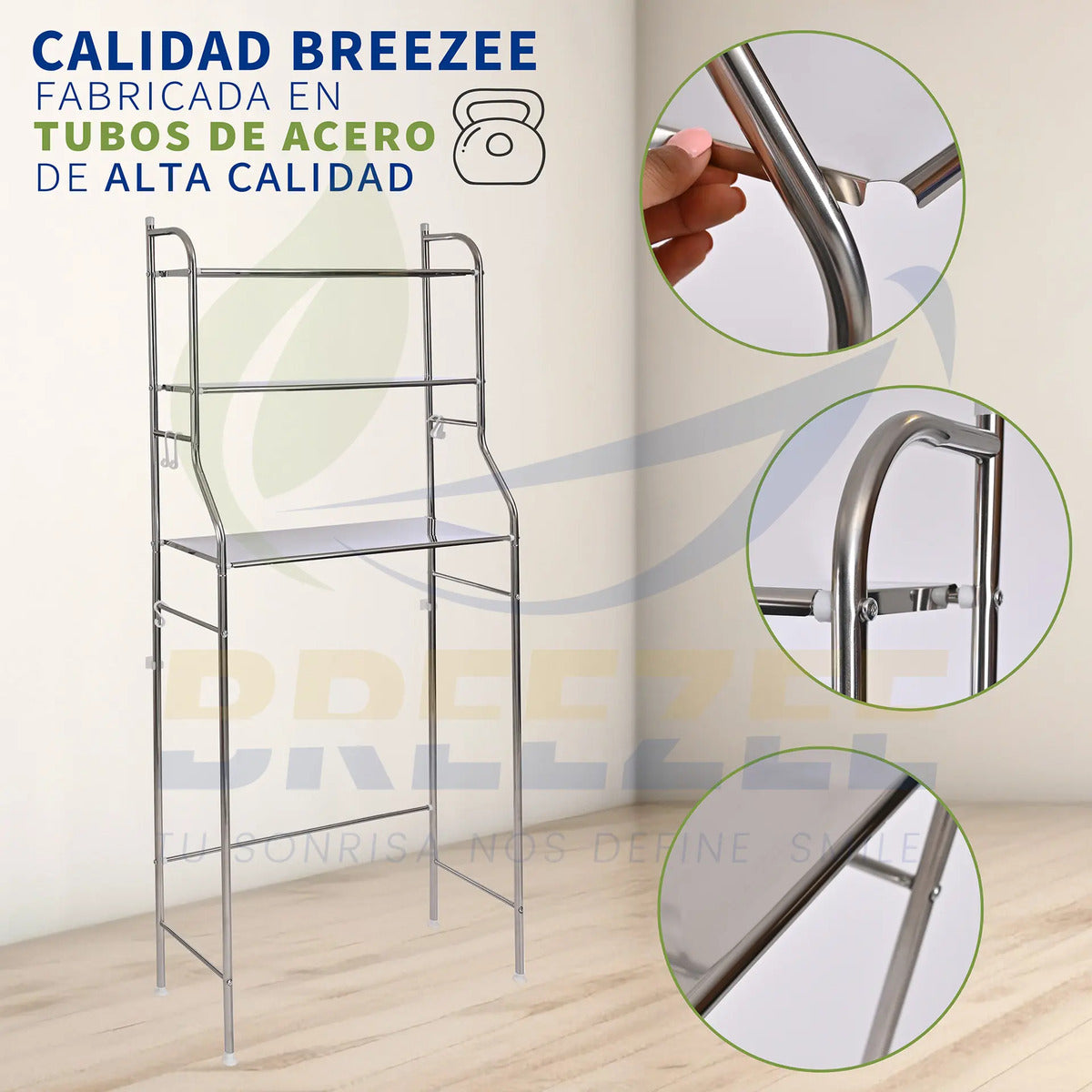 BREEZEE ESTANTELAVAD-CROMO