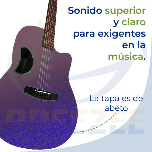 BREEZEE GUITARELECTACUSABS41-MORADO