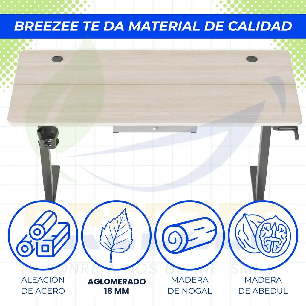 BREEZEE ESCRITAJUSTABLE-ABEDUL