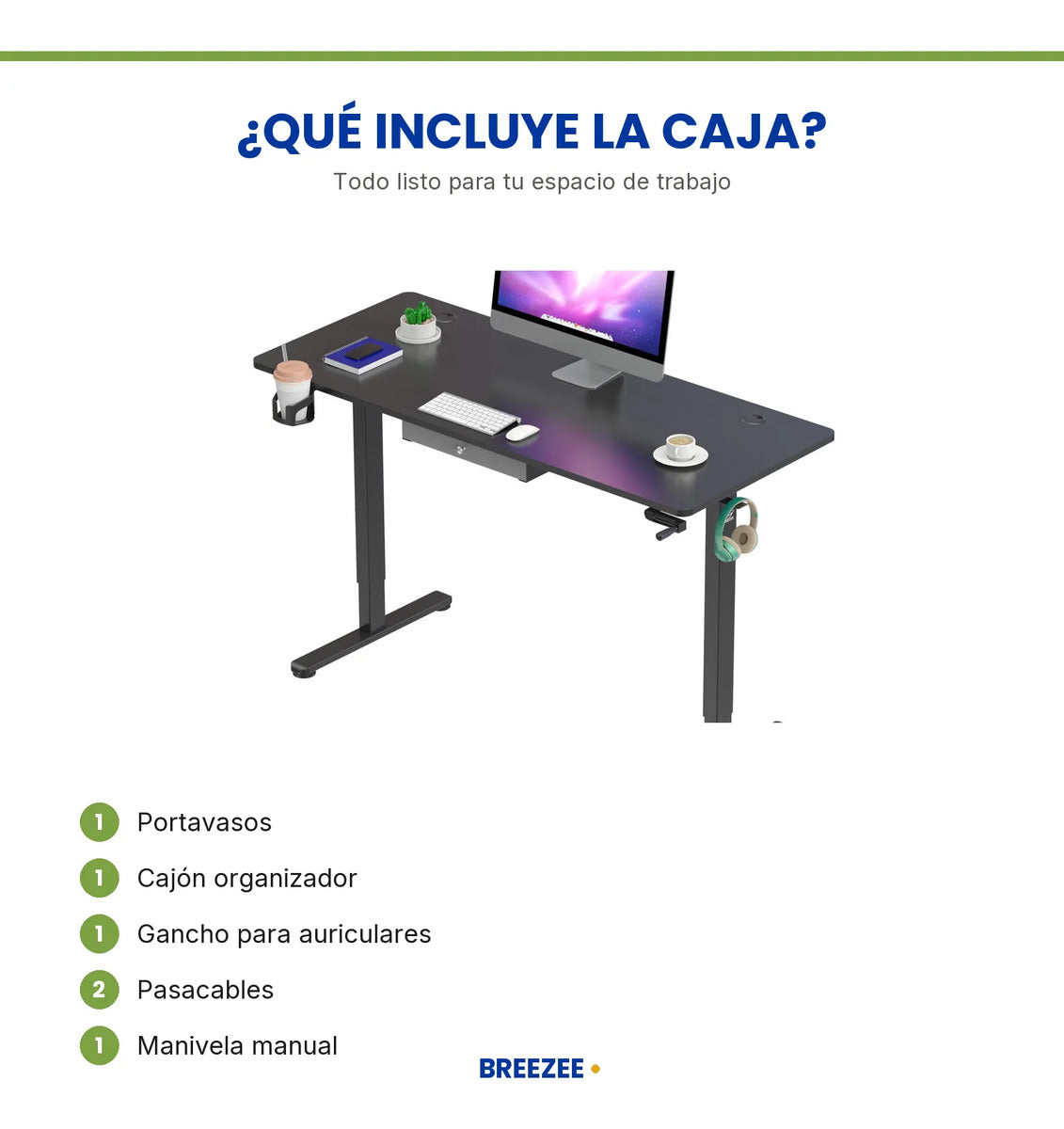 BREEZEE ESCRITAJUSTABLE-NOGAL