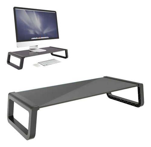 Base para Monitor de Vidrio Templado, Diseño Elegante — BREEZEE