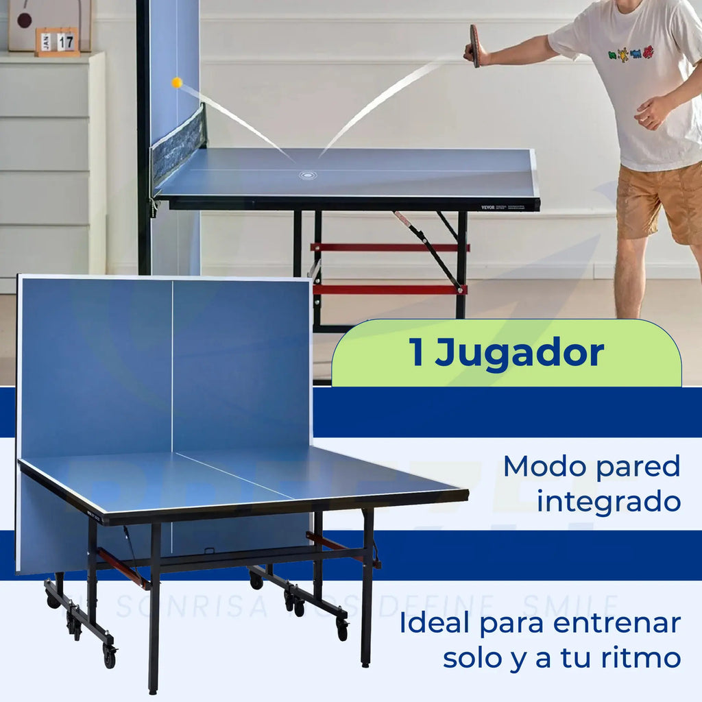 Medidas de la mesa de ping pong profesional Breezee 274 x 152 x 76 centimetros