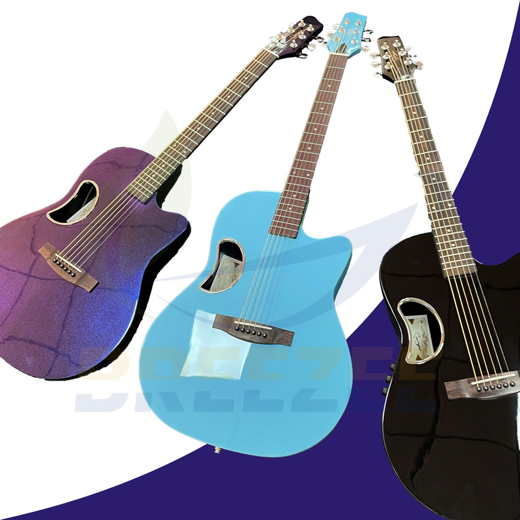 BREEZEE GUITARELECTACUSABS41-MORADO