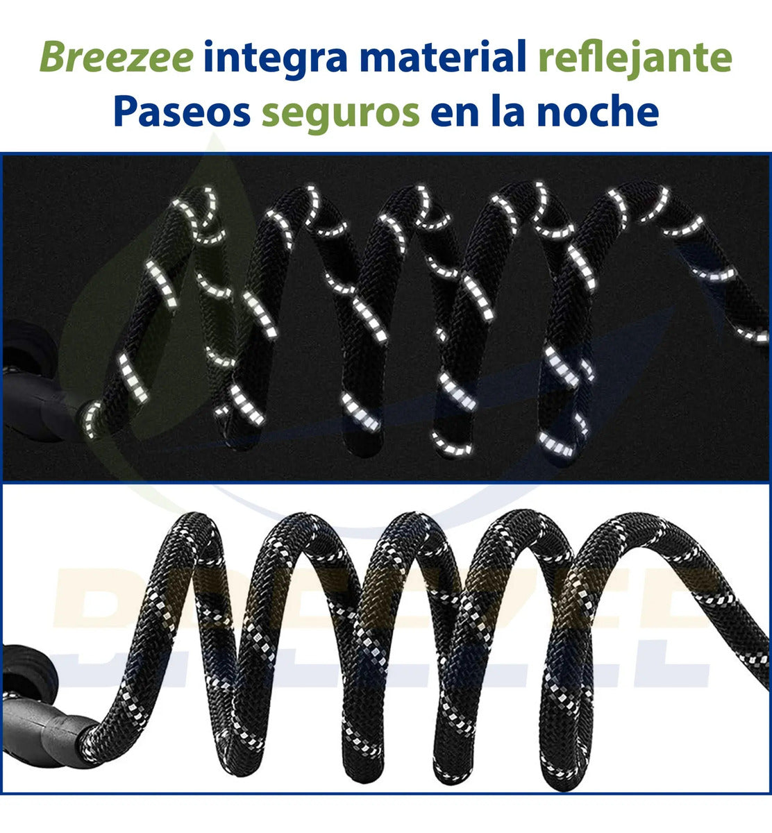 BREEZEE KIT2CORREASREFLEJANTES-NEGROROJO