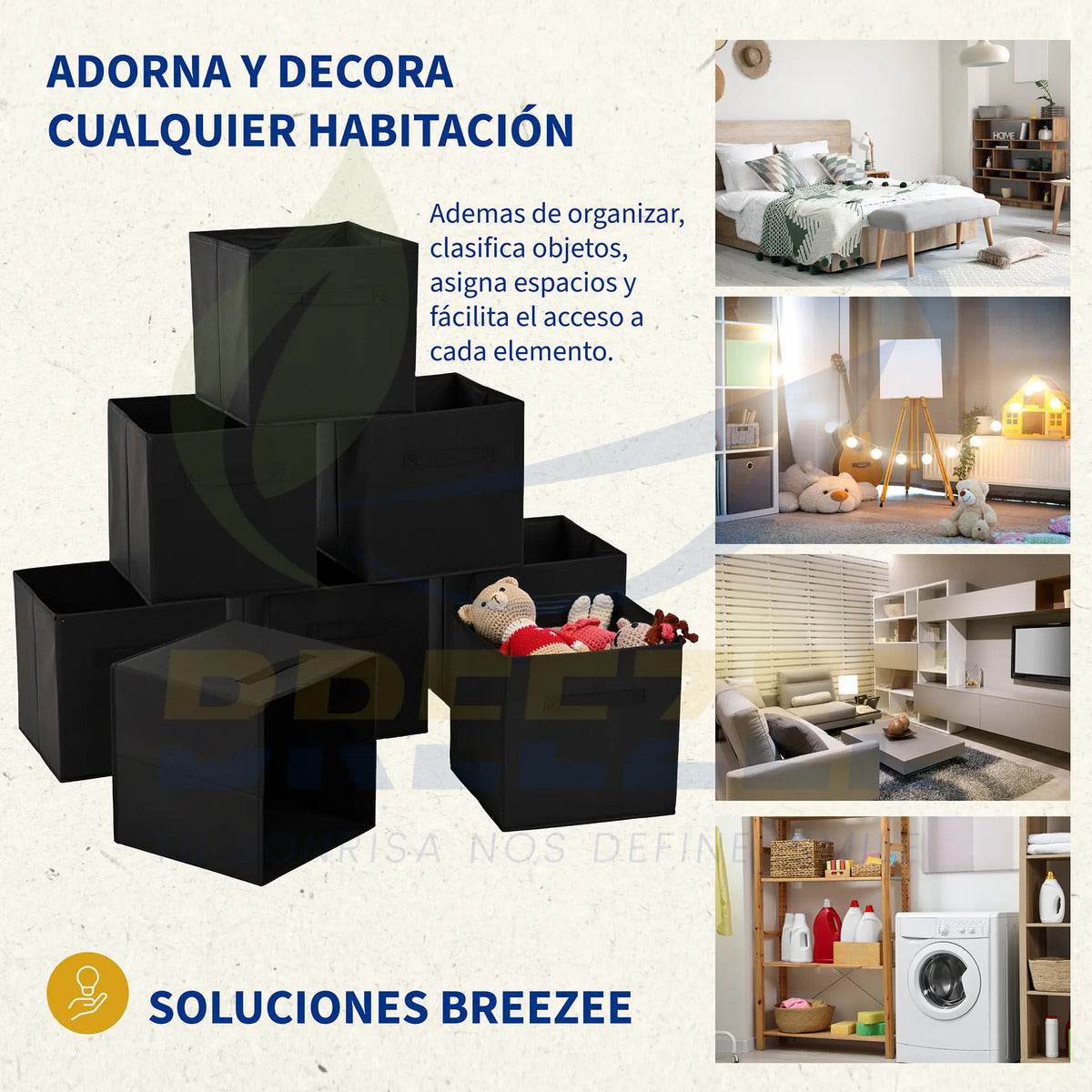 BREEZEE CAJAORGANIZADOR-NEGRO