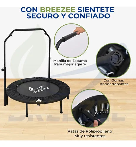 BREEZEE TRAMPOLIN-ROJO