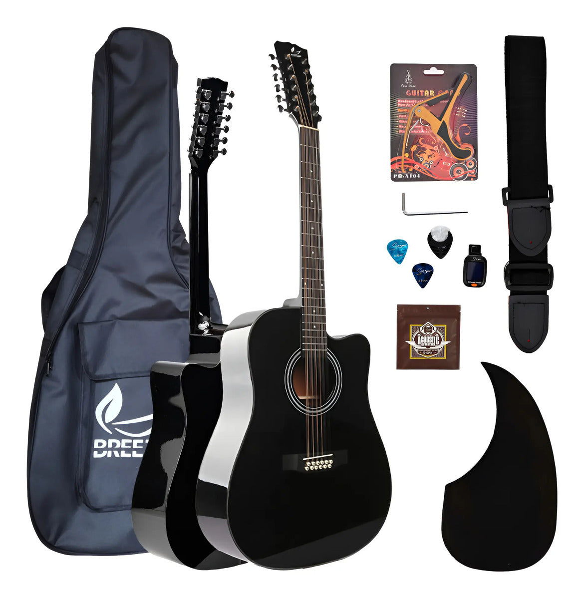 BREEZEE GUITAR4212-NEGRO