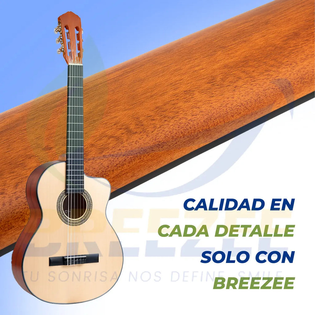 BREEZEE GUITARCLASICELECT39-NEGRO