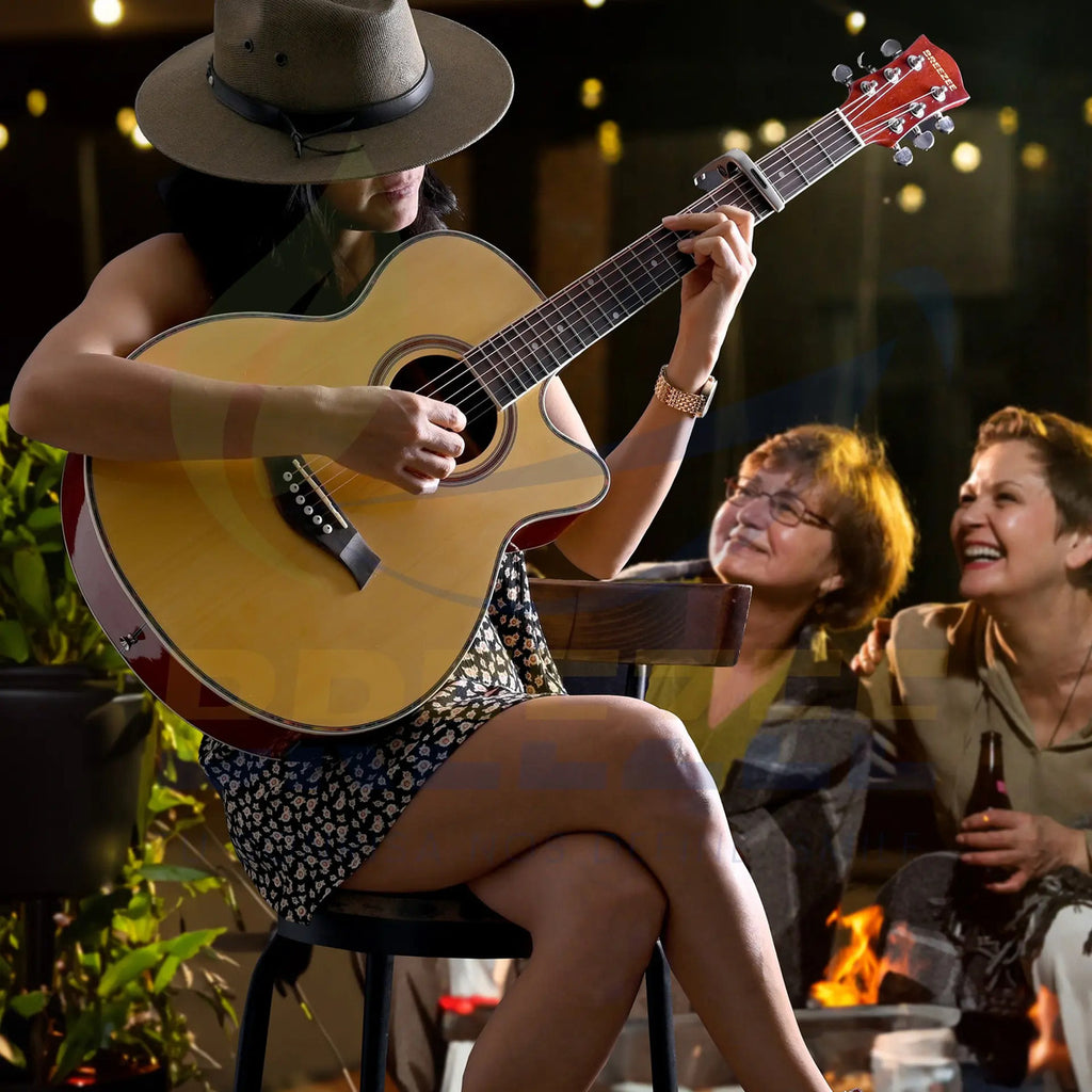 BREEZEE GUITARELECACUS40-NEGRO