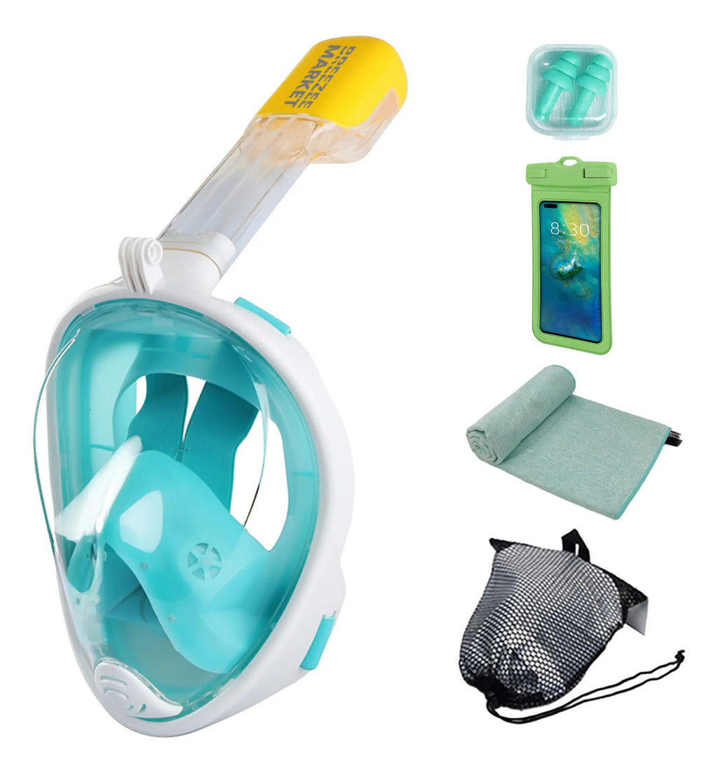 BREEZEE SNORKELMASK-NEGROLXL