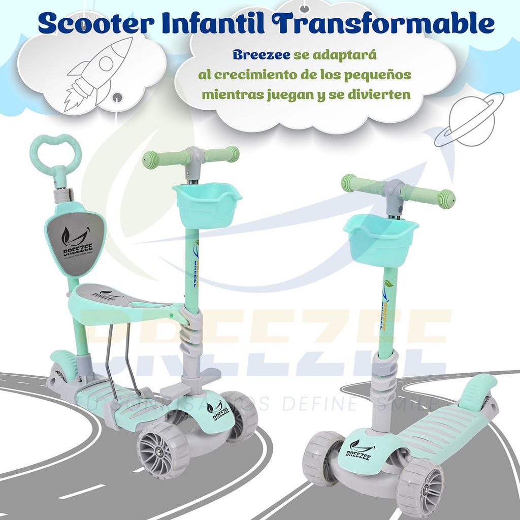 BREEZEE SCOOTERAGARRADERA-ROSA