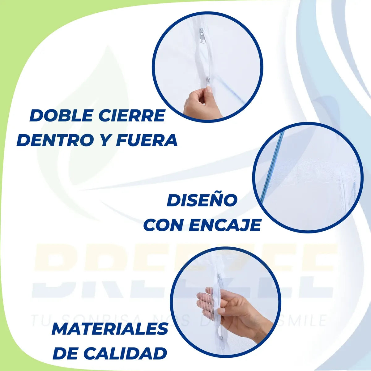 BREEZEE MOSQUITPLEGA-BLANCO