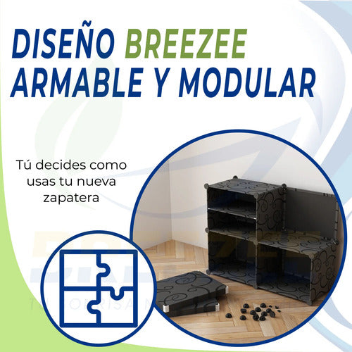 BREEZEE ZAPATERAMUEB-NEGRO